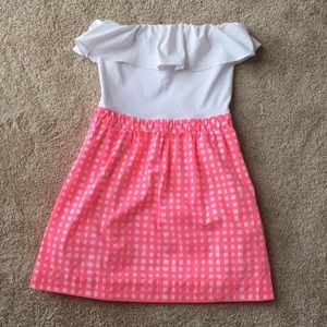 Lilly Pulitzer strapless summer dress